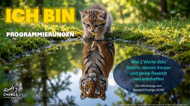 ICH BIN Programmierungen — erste Folie